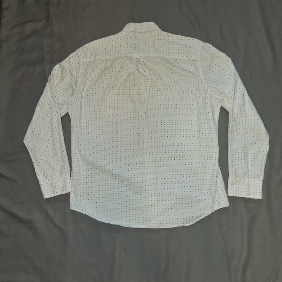 American Eagle Outfittersseriously Soft White Button Down Shirt Men SZ L - Picture 8 of 16